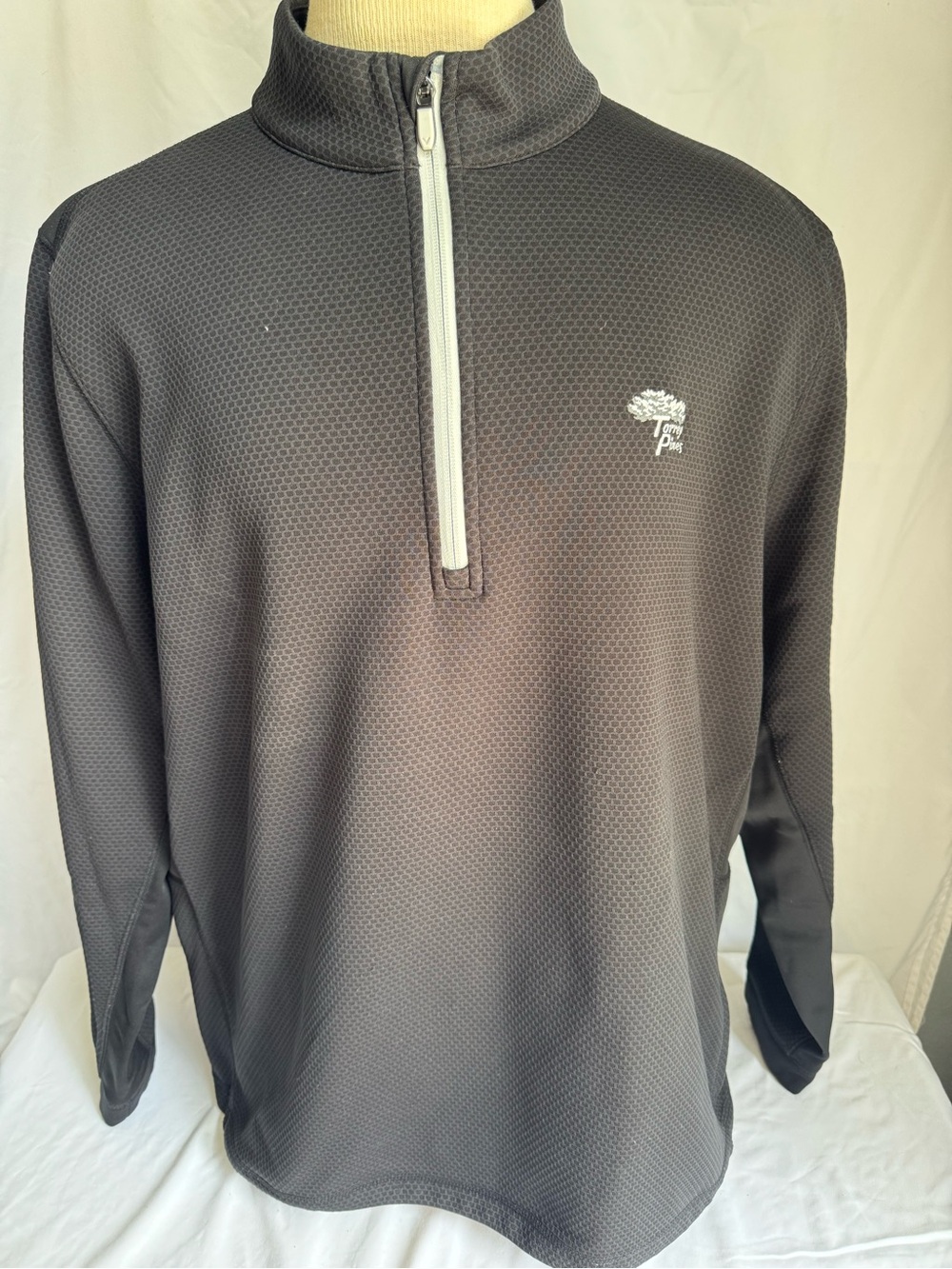 Callaway Weather Series Pullover Mens XL Torrey Pines Black 1/4 Zip GUC
